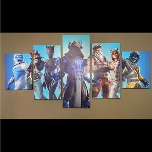 Fortnite Character Canvas Wall Art